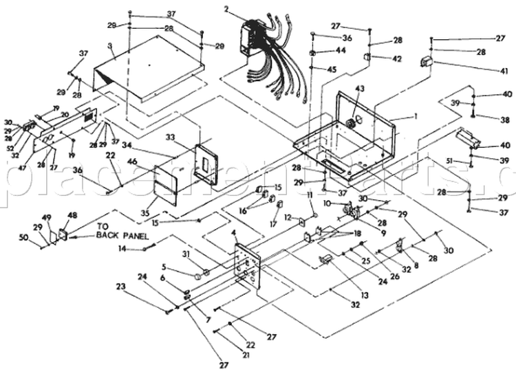 Page A Diagram and Parts List for 9683-1  Briggs and Stratton Generator